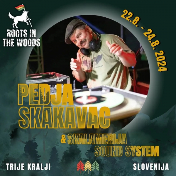 Pedja Skakavac i Jah Vibes Soundsystem na Roots In The Woods Festivalu