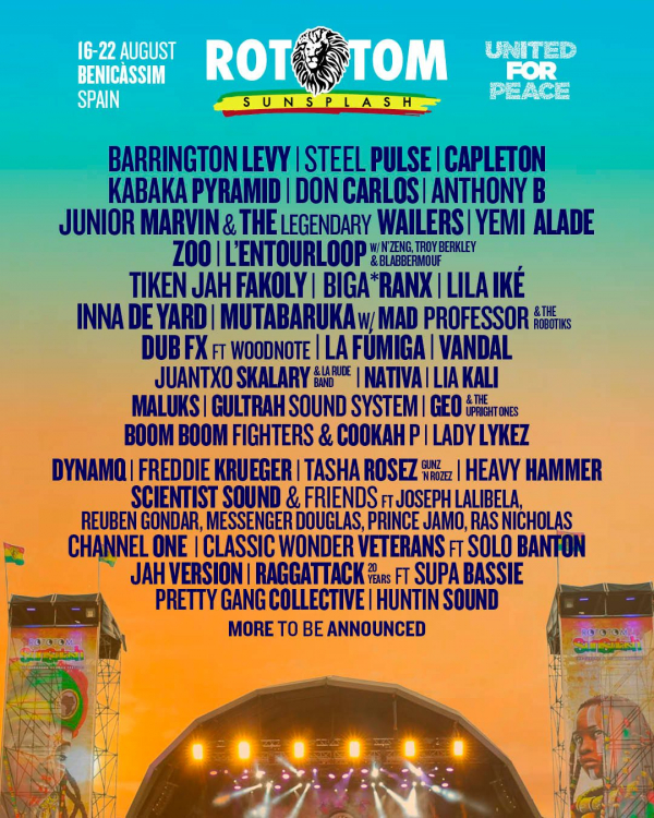 Najavljeno prvih 40 imena na Rototom Sunsplash Festivalu