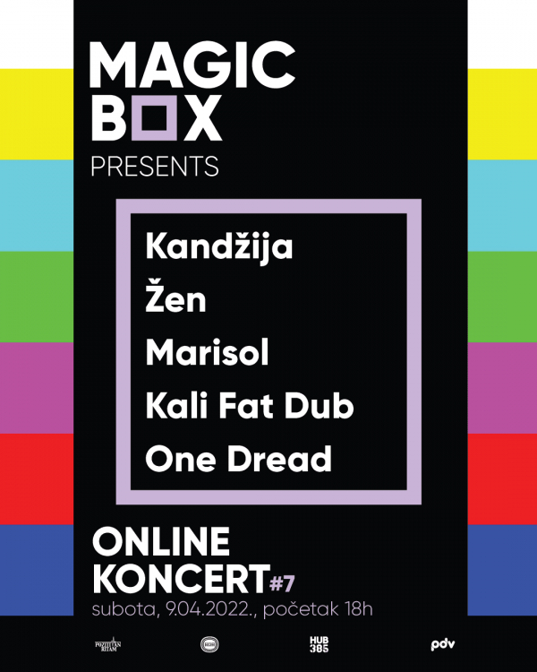 Poznata satnica Magic Box koncerta