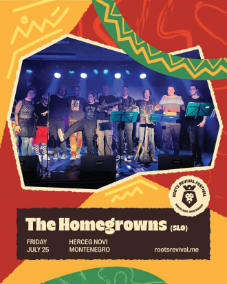 The Homegrowns nastupaju na Roots Revival Reggae Festivalu