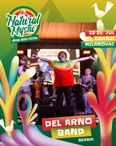 Del Arno Band na Natural Mystic Reggae Festivalu