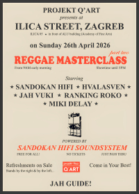 Stiže novi reggae Masterclass - sound system zabava na Ilici