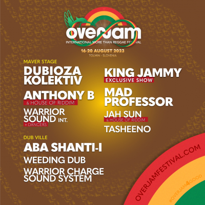 King Jammy, Mad Professor i Anthony B dolaze na Overjam Festival 2023.