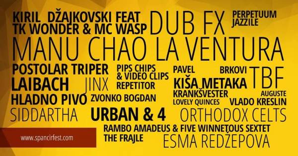 Dub FX i Manu Chao na Špancirfestu