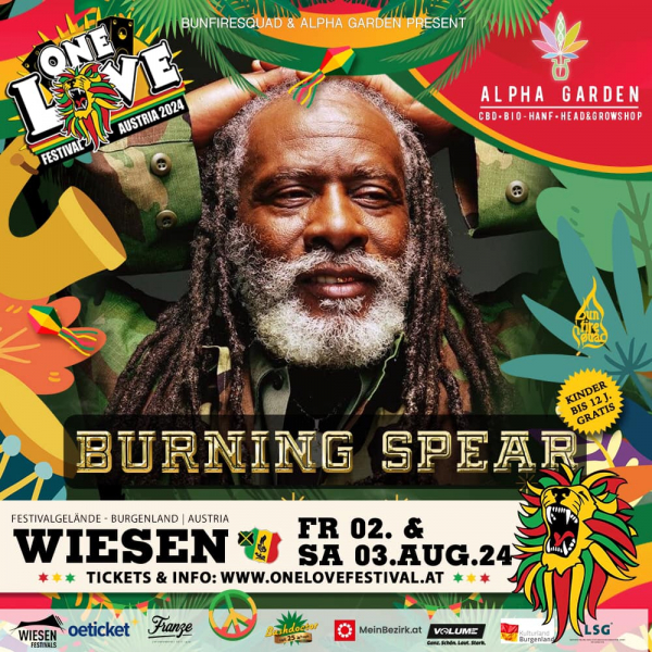 Burning Spear prvi headliner austrijskog One Love Festivala
