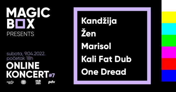 Kali Fat Dub i One Dread na Magic Box online koncertu