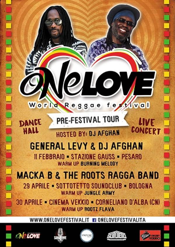 Macka B i General Levy na zagrijavanju za One Love