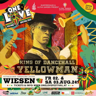 Kralj dancehalla Yellowman dolazi na austrijski One Love Festival