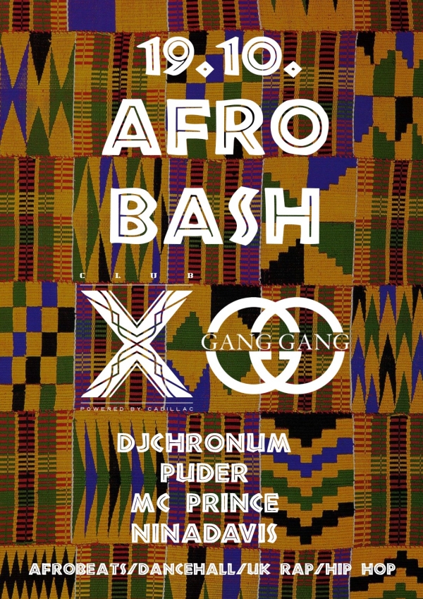 Afro Bash večer u Klubu X