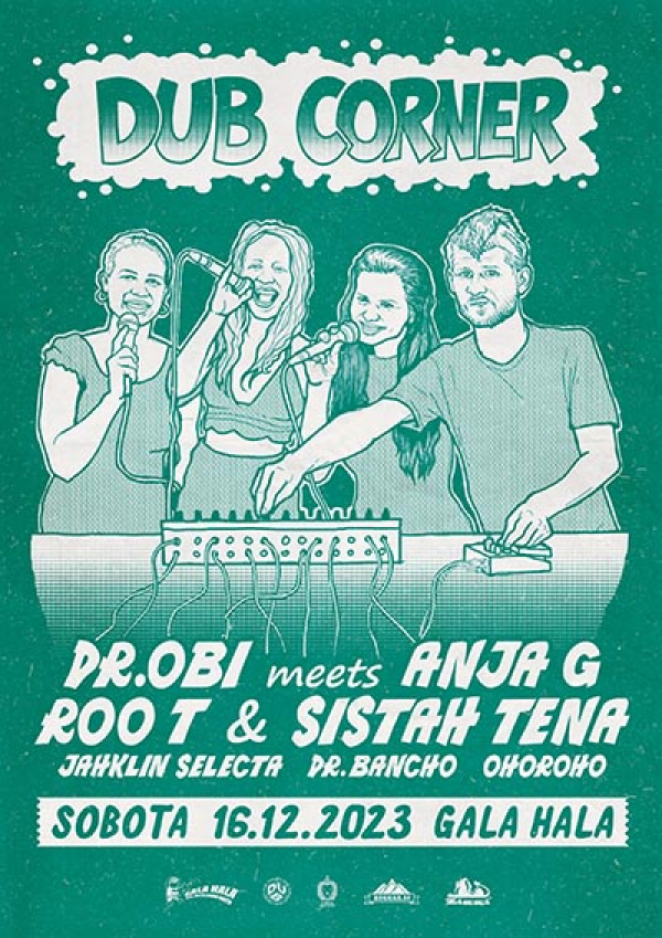 Dr.Obi meets Anja G, Roo T i Sistah Tena dolaze na Dub Corner program u Ljubljanu