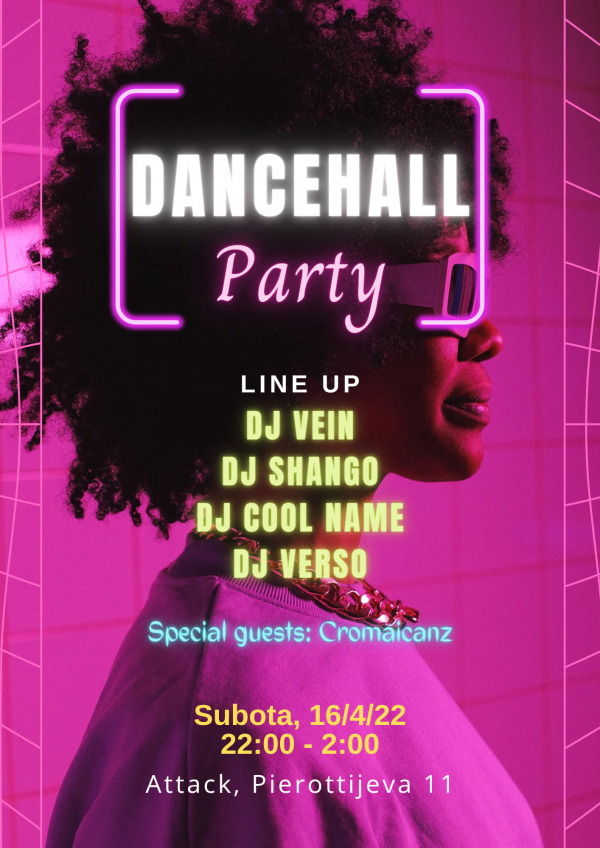 Dancehall party u Attacku