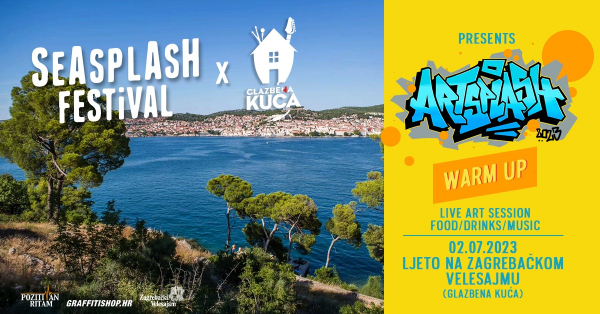 Zagrebačko ArtSplash zagrijavanje za Seasplash Festival