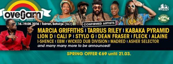 Marcia Griffiths i Tarrus Riley stižu na Overjam festival