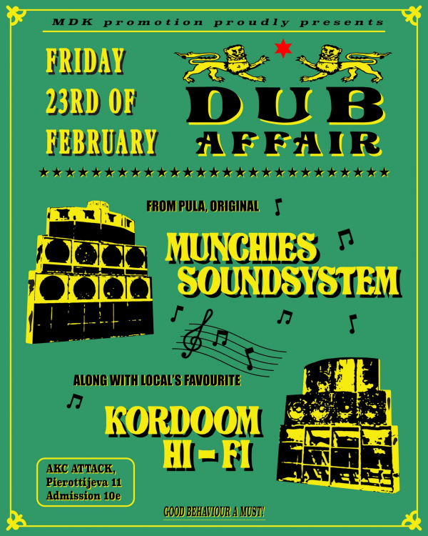 Munchies sound system dolazi u Zagreb