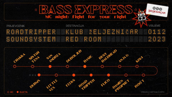 15. MC-a na Bass Express večeri u Željezničaru
