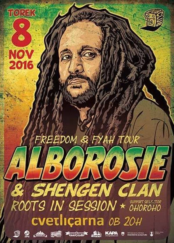 Alborosie and Shengen Clan u Ljubljani