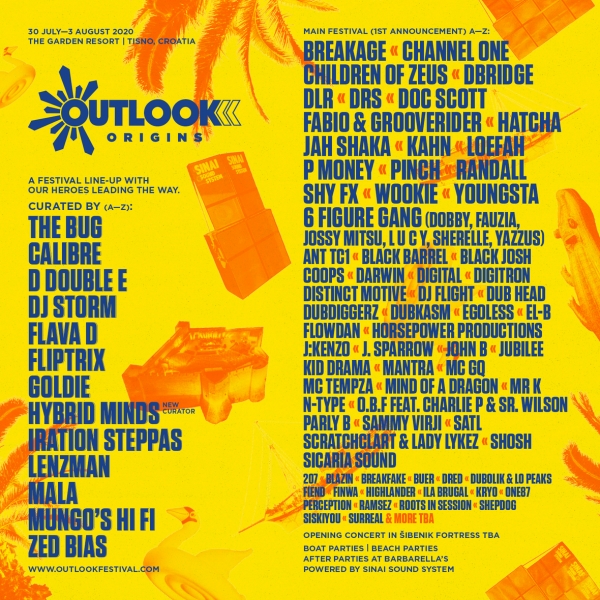 Objavljeno prvih 40 imena Outlook Origins festivala